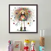 Colorful Girl-11CT/14CT Stamped Cross Stitch 40*40cm
