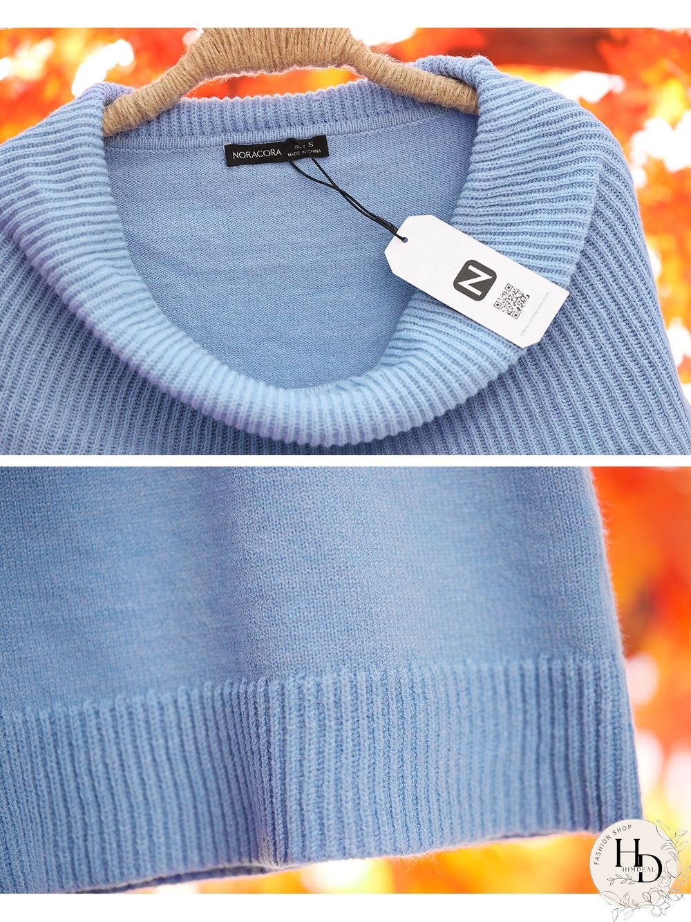 Women Casual Plus Size Tops Tunic Cowl Neck Sweater
