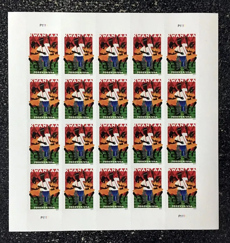 2024 USA Holiday Kwanzaa Forever Stamps