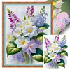 (Multi-Style) Flowers-11CT Stamped Cross Stitch 30*40cm/11.81*15.75in