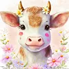 >SALE<Full Embroidery Eco-cotton Thread 11CT Printed Zodiac Oxt Cross Stitch 40x40cm