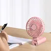 Umbrella Clip Fan Rechargeable Portable Handheld Fan for Home Office (Black)
