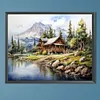 Wooded Lake-Full Square Diamond Painting(50x40cm)