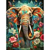 Diamond Painting -DIY Round Drill Elephant