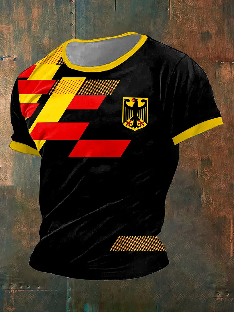 M&auml;nner Deutschland T-Shirt mit kurzen &Auml;rmeln