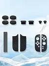 Game Console Protection Kit for Switch 2 Thumb Cap Grip Dust Plug Handle Sticker