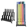 [US Local Warehouse] 2 Pack Shade Sail Poles 10FT Outdoor Sun Shade Poles 2.101in Diameter Heavy Duty Metal Post for Deck Patio Outside Backyard