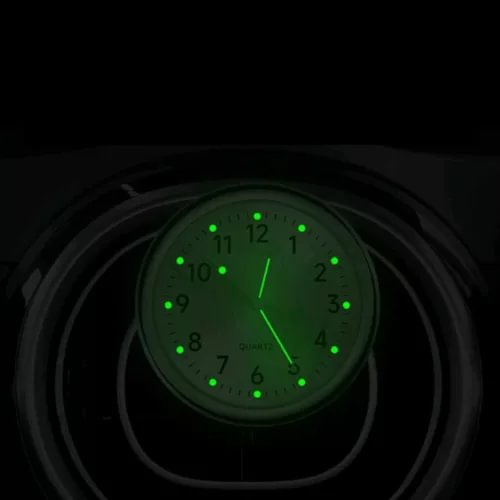 Dronehint Glow in Dark Mini Clock Stick-On Auto Dashboard Parts Car Interior Accessories (For: Acura) Parts
