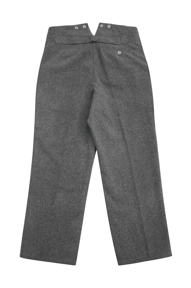   Wehrmacht German M1936 Stone Grey Wool Trousers German-Uniform