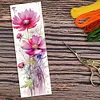 Flowers-Bookmark-11CT Stamped 3 strands Cross Stitch-18*6CM