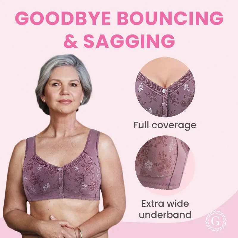 Glamorette - LAST DAY SALE 80% - Cotton Front Closure Bra