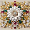 White Flower-Special Shaped Diamond Painting Kit