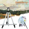 Aluminium Alloy Folding Painting Frame Adjustable Tripod Display Shelf(20.47in-64.96in)