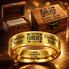 Memorial Ring 😍 Includes Matching Engraved Wood Box + Bonus Bracelet 🎁
