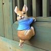 Ornement suspendu de lapin de dessin anim&eacute; de jardin