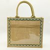 DIY Linen Waterproof Handbag Shopping Storage Bag Totes