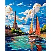 (Multi-Style)Landscape-Paint by Numbers Acrylic Painting 40*50/40*55CM