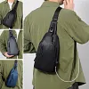 Sac bandouli&egrave;re imperm&eacute;able pour homme avec port de chargement USB
