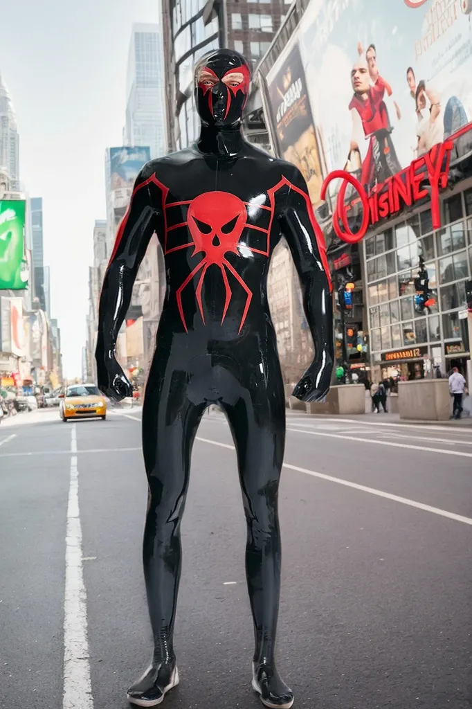 Men Latex Catsuits Spider Man cosplay