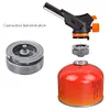Cartridge Tank Adapter Aluminum Alloy Gas Tank Refill Adapter for Camping Picnic