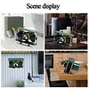 Retro Flip Down Clock, Moving Gear Wall Clock, 3D Movements, Desk Clock, Office Shelf Clock Home Decorative Alarm