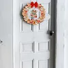 DIY Special Shaped Crystal Painting Wreath with LED Light Kit (Xmas Elk)