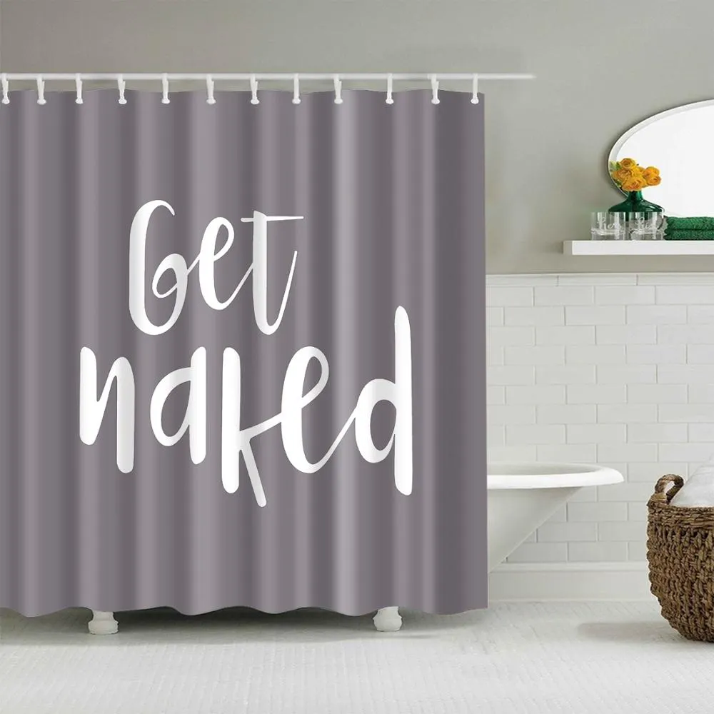 Animals Elephant Shower Curtain Bathroom Waterproof Polyester Shower Curtain Elephant Printed Curtains for bathroom shower