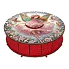 DIY Wooden Diamond Art Painting Storage Box Kit with Rotate Lid Diamond Art Painting Holder Box for Adults Beginners Home Office Decor