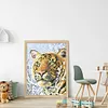 Tiger - 9CT Partial Beaded Cross Stitch Kit(20x28cm)