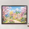 Pastoral Scenery Cottage-11CT Stamped Cross Stitch 85*65cm/33.46*25.59in(Big Size)