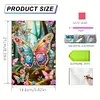 (US Local)DIY Special Shaped Butterfly 50 Pages Diamond Painting Notebook Kit