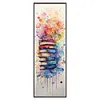 (Big Size) Stack Of Books With Flowers - 11CT Stamped Cross Stitch 30*80cm/11.81*31.5in