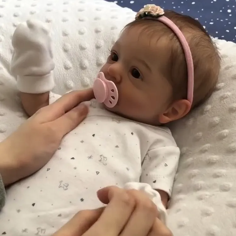 👍𝑻𝑶𝑷 𝑹𝑬𝑪𝑶𝑴𝑴𝑬𝑵𝑫🔥17'' Wanisa Realistic Cute Reborn Baby Dolls