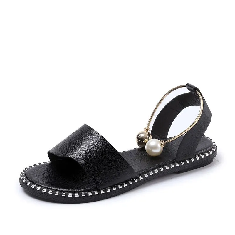 New Brand women sandals Transparent sexy PVC flats women shoes 2021 summer Designer Pointed cozy sandalias slippers femme dress