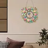 Diamond Painting Acrylic Flower Butterfly 5D Diamond Painting Wreath Clock