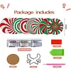 8pcs/set DIY Diamond Painting Art Coaster Kit with Holder (Christmas Daze)