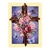 Diamond Painting -DIY Round Drill Rose Cross(35*45cm)