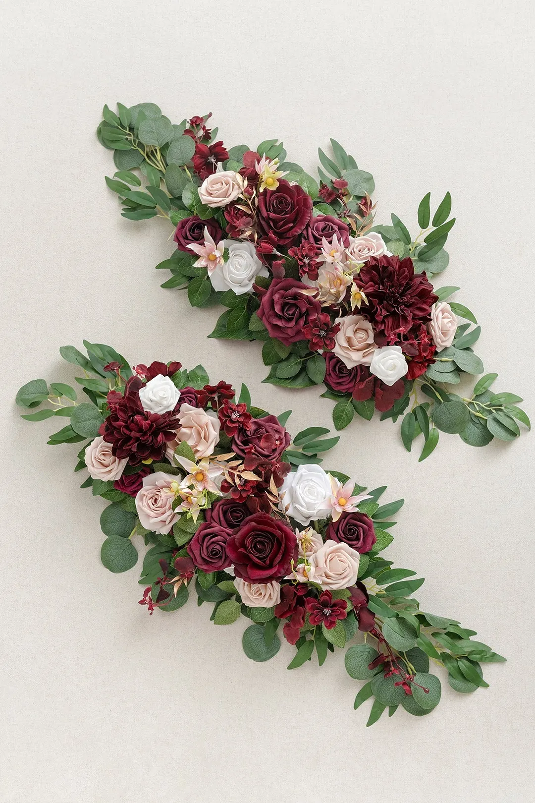 Flower Arrangements for Arch Decor in Romantic Marsala