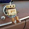 Car Aromatherapy Wooden Figure Shaking Wooden Man Figurine Little Nerdy Dolls