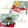 4 Pack Small Train Ornaments Christmas Train Ornaments Plastic Toys Kids Toys Train Mini Train Decorations Christmas Train Ornaments Car Models