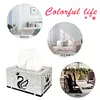 5D DIY Diamond Painting Handmade Crystal Square Tissue Box Kit (Swan)