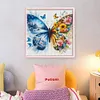 Colorful Butterflies - 11CT Stamped Cross Stitch - 45*45cm - Animal