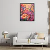 Bird With Flower - Round AB Drills Diamond Painting(55*45cm)