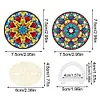 2Pcs/set DIY Diamond Painting Butterfly Rhinestones Napkin Holder DIY Napkin Holder for Table Decorations 