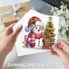 6PCS Diamond Painting Christmas Greeting Cards Congratulations Cards