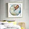 (US Local)DIY Special Shaped Diamond Painting Clock