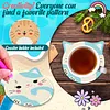 8Pcs Diamond Painting Wooden Cute Animal Coaster Diamond Art Kit w/ Holder No-Slip Decor