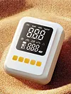 Tire Inflator 120 PSI Portable Air Compressor with LED Light Cordless Bike Pump