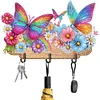 Rainbow Butterfly & Flower - 5D DIY Hooks - 28*17CM