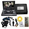Portable DVD Player, 6.8 Inch/8.5 Inch DVD Player HD with Small TV Player, Support 270 Degree Rotation Mobile DVD Player with USB Remote Control for Car/Kids/Home/Travel (LMD-750 USA)